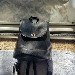 Vintage Coach leather backpack